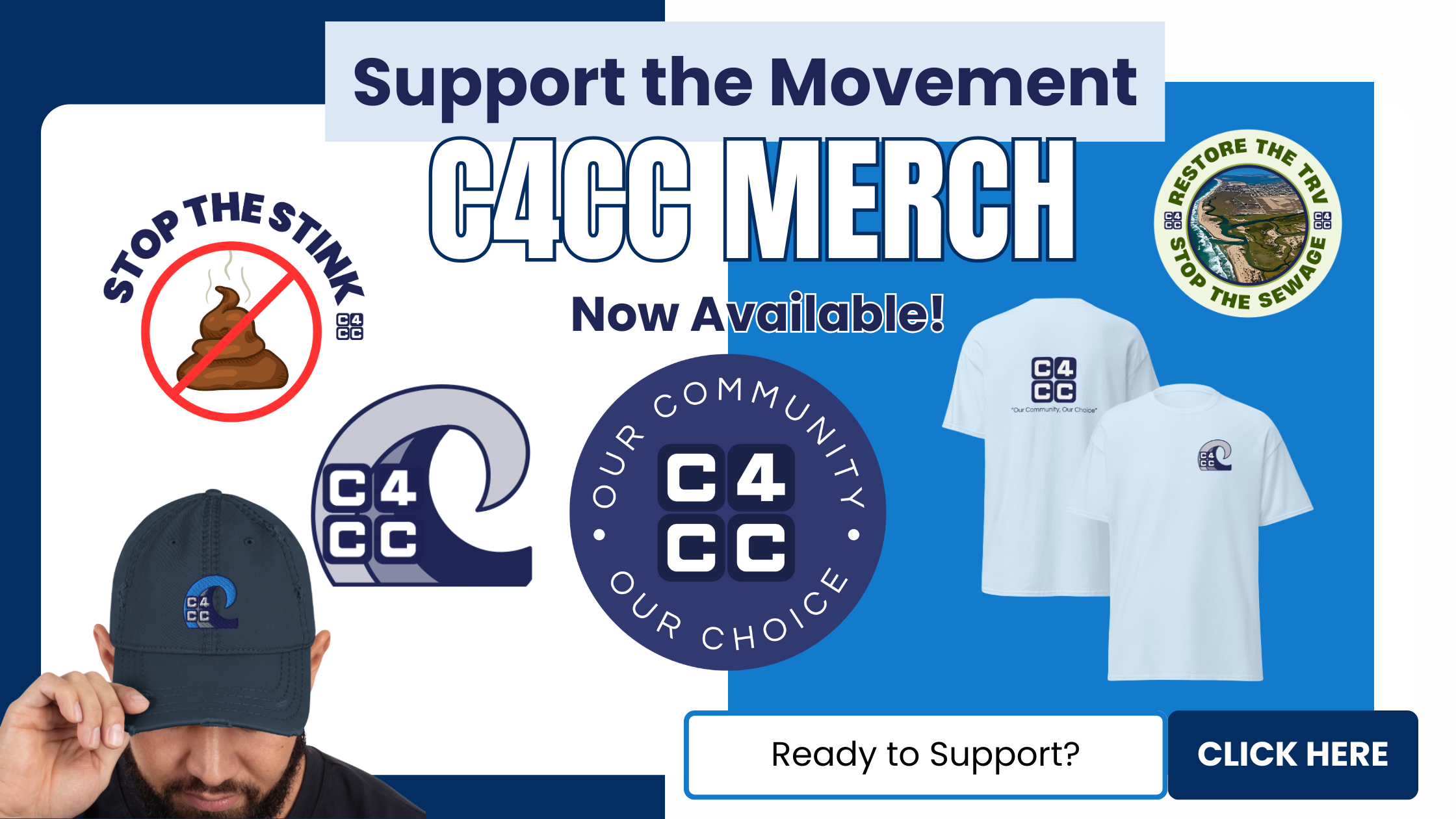 Support the movement with C4CC merchandise