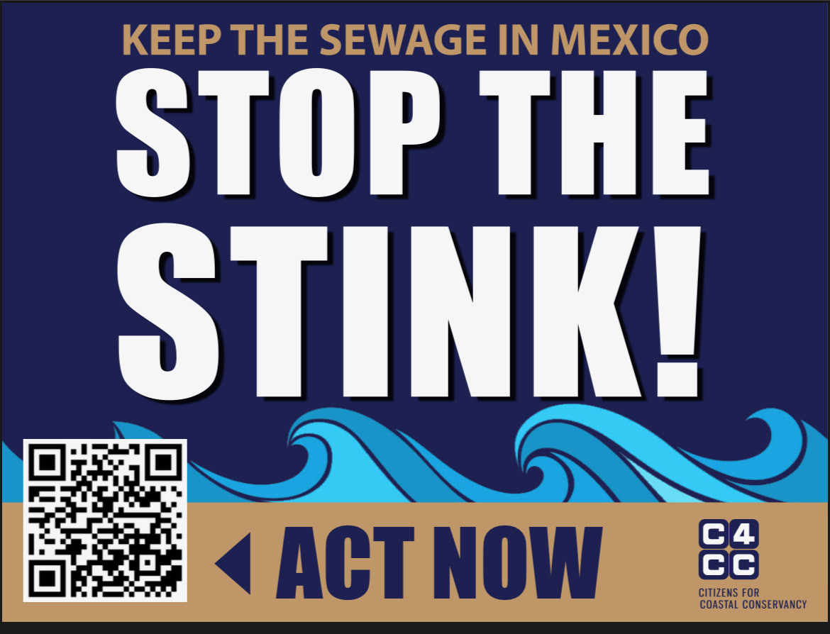 Keep the sewage in Mexico! Our campaign spreading awareness